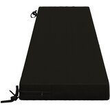  Jastučić za klupu SOEST 100% poliester Crna 200 x 40 x 8 cm | shoptok.hr