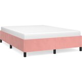 Okvir za krevet ružičasti 140x200 cm baršunasti | shoptok.hr