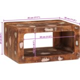 vidaXL Posteljne mize Trdna obnovljena les | Shoptok.si
