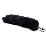 Fetish Addict analni čep Fox Tail črn | Shoptok.si