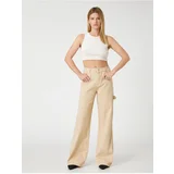 Koton Wide Leg Denim Pants High Waist - Bianca Jean