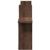 vidaXL Zidne police 2 kom boja smeđeg hrasta 38x12x38 cm drvene | shoptok.hr
