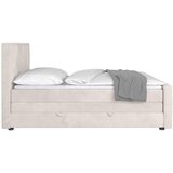 MID.YOU POSTELJA BOXSPRING 180 cm x 200 cm , kovina, umetna masa, tekstil, karton, leseni material bela | Shoptok.si