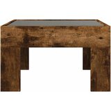  Stolić s beskonačnim LED svjetlima boja hrasta 50x50x30 cm | shoptok.hr