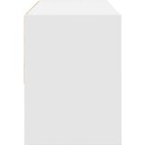 vidaXL Regal za čevlje zložljiva bel 89,5x30x40 cm | Shoptok.si
