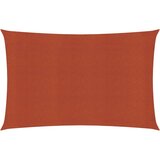 vidaXL Senčno jadro 160 g/m² terakota 6x7 m HDPE | Shoptok.si
