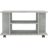 TV omarica s kolesci betonsko siva 80x40x40 cm iverna plošča, (20622768) | Shoptok.si
