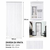 Zavesa za vrata, Bela