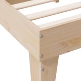  Knjižna postelja brez vzmetnice 90x200 cm trdna borovina | Shoptok.si