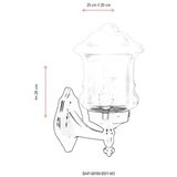 Opviq zidna svetiljka bap 68189 bsy M3 | ePonuda.com