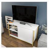 Hanah home tv polica muskegon gold white | ePonuda.com