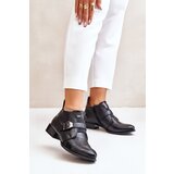Maciejka Leather Low Ankle Boots With Zipper | Shoptok.si