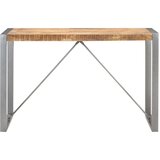  Blagovaonski stol od grubog masivnog drva manga 120x60x75 cm - Siva 120 x 60 x 75 cm 1 Grubo masivno drvo manga | shoptok.hr