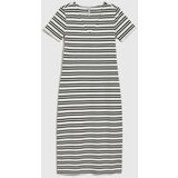 Marisse Ecru Striped Cotton Dress | Shoptok.si