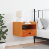  Nočna omarica Voskast rjav 38 x 36 x 29,5 cm Trdna borovina, (5000160559) | Shoptok.si