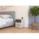 Premium Living Nočna Omarica Sajo, Barva Šampanjca, Barva Hrasta | Shoptok.si