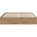  Okvir kreveta bez madraca boja hrasta artisan 200x200 cm | Eponuda.com