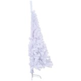  Umjetno božićno drvce s stalakom Bijelo 150 cm PVC i čelik | shoptok.hr