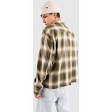 Vans Larkspur Zip Plaid Flannel Srajca mossy olive | Shoptok.si