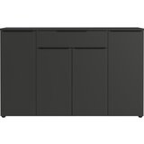 Germania Antracitno siva niska komoda 161x101 cm Mailand – Cijene