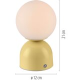 SCHÖNER WOHNEN 19218-81 - LED stona lampa RUDI LED/1,2W/5V žuta sa prigušiva | Eponuda.com