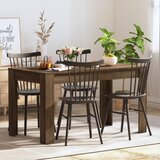 Furnova Jedilna miza rjavi hrast 140x74,5x76 cm konstruiran les, (21946681) | Shoptok.si