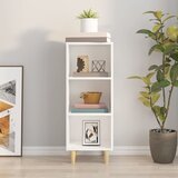  Komoda bijela 34,5 x 32,5 x 90 cm od konstruiranog drva | shoptok.hr