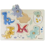 Kindsgut Drvena reljefna puzzle (broj komada 6 kom) Dinosaurs – | shoptok.hr