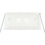  Rastlinjak z jeklenim okvirjem bel 8 m² 4x2x2 m | Shoptok.si