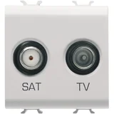 utičnica SAT-TV 2M bijela 10383
