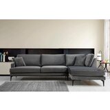  Ugaona garnitura Papira Corner Right (L3+Chl) Anthracite | Eponuda.com
