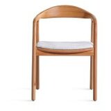 Hanah home lindy - natural natural dining table & chairs set (4 pieces) | ePonuda.com