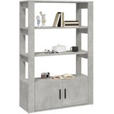  Komoda siva boja betona 80x30x119,5 cm od konstruiranog drva | Eponuda.com