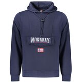  Muška plava zip-up majica s kapuljačom NORWAY 1963 | shoptok.hr