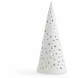 Kähler Design Božični svečnik iz belega porcelana Nobili, višina 19 cm