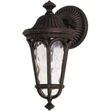Elstead Lighting Elstead Regent Court 1 zunanja majhna stenska svetilka, oreh IP44, E27, (22099871) | Shoptok.si