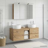  Set namještaja za kupaonicu 4 kom. Hrast artisan | shoptok.hr