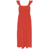 Pieces Ljetna haljina 'LUNA' narančasto crvena