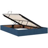  LED krevet za pohranu s madracem Plava 140 x 200 cm Tkanina | shoptok.hr
