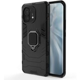  Silikonski ovitek armor ring za xiaomi mi 11i / poco F3 - črn | Shoptok.si