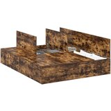  Postelja z dodatnim prostorom Prekajeni hrast Trden hrast, (22051480) | Shoptok.si