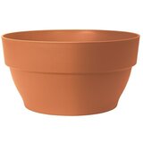 ELHO Vibia Campana Okrugla tegla za cvijeće (Vanjska dimenzija (ø x V): 34 x 17,4 cm, Plastika, Terakota) | shoptok.hr
