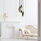 Opviq Pacman - 6266 BlackGold Chandelier Cene