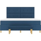  Krevet s opruga kutije s jastukom Plava 200 x 180 cm tkanina | shoptok.hr