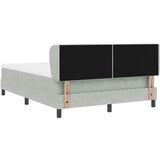  Krevet s opruga kutije Svjetlosiva 140 x 190 cm Baršun | shoptok.hr