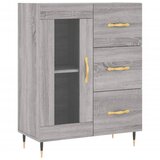  Visoka komoda siva sonome 69,5x34x180 cm od konstruiranog drva | shoptok.hr