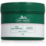 VT COSMETICS VT Cosmetic Cica Mild Toner Pad blazinice za piling lica s umirujućim djelovanjem 60 kom | shoptok.hr