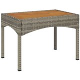  3-dijelna vrtna garnitura od poliratana s jastucima siva | shoptok.hr