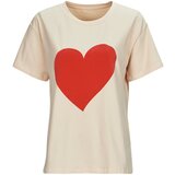 Betty London Majice s kratkimi rokavi - Bež | Shoptok.si