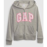 GAP Gray girly sweatshirt with logo Cene